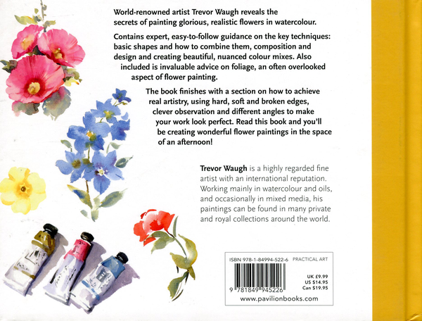 Бумажная книга «Learn Flower Painting Quickly», автор Тревор Вог - фото №1
