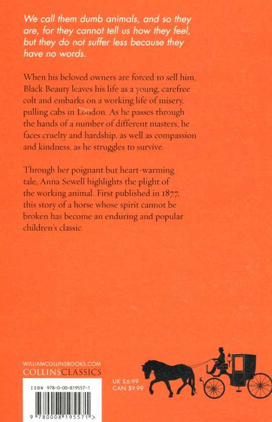 Бумажная книга «Black Beauty», автор Анна Сьюэлл - фото №1
