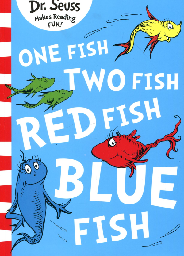 Паперова книга «One Fish, Two Fish, Red Fish, Blue Fish», автор Доктор Сьюз - фото №1