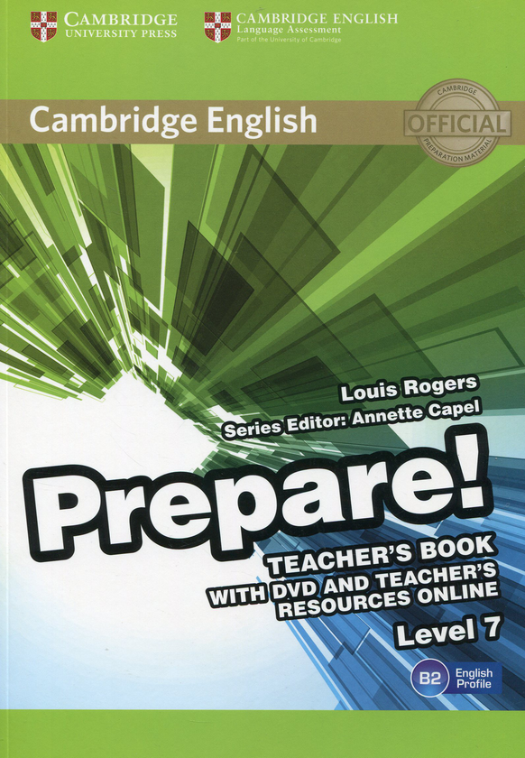 [object Object] «Cambridge English Prepare! Level 7 Teacher's Book (+ DVD-ROM)», автор Луис Роджерс - фото №1