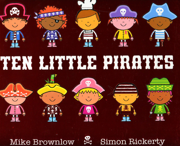 Бумажная книга «Ten Little Pirates», автор Майк Браунлоу - фото №1