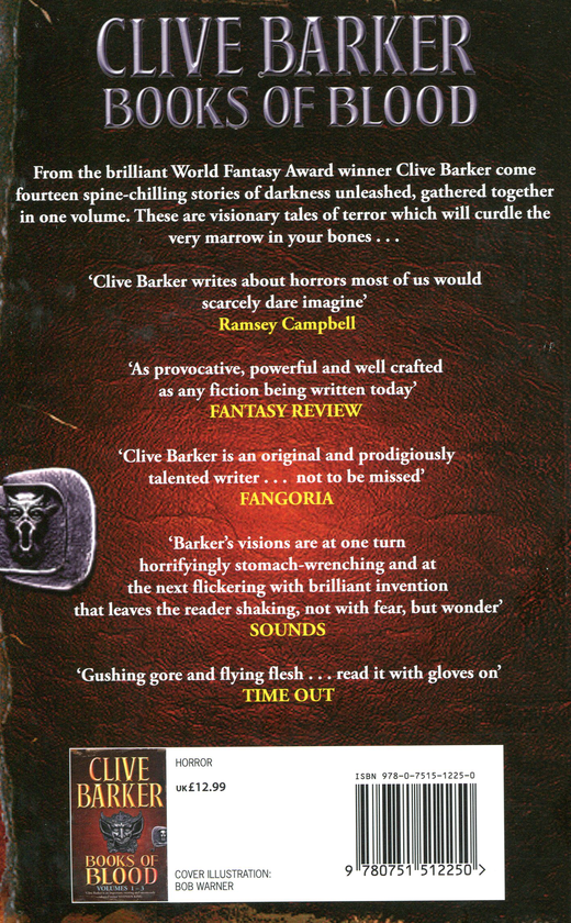 Бумажная книга «Books of Blood. Volumes 4-6», автор Клайв Баркер - фото №1