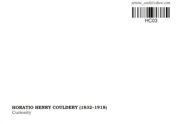 «Открытка Horatio Henry Couldery - Curiosity (HC03)», бренда Artistic Card - фото №1