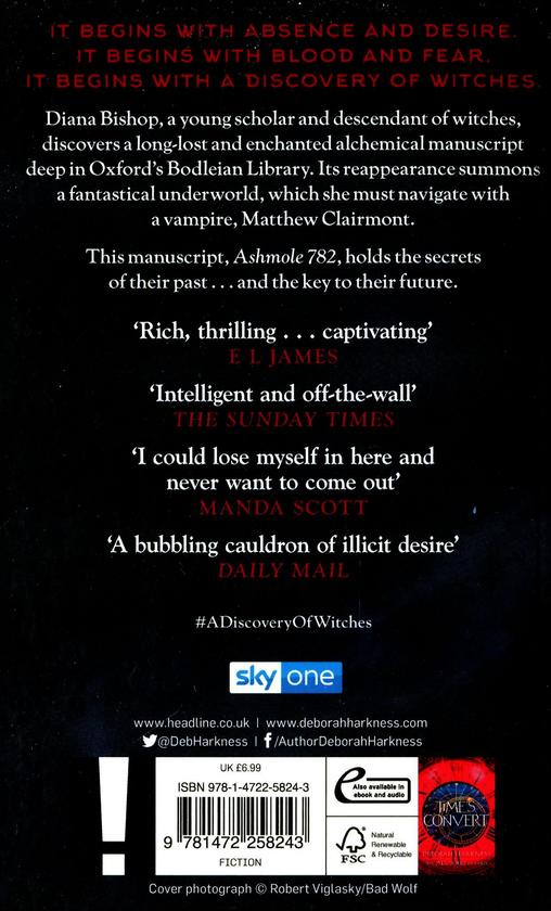 Паперова книга «A Discovery of Witches», автор Дебора Харкнесс - фото №1