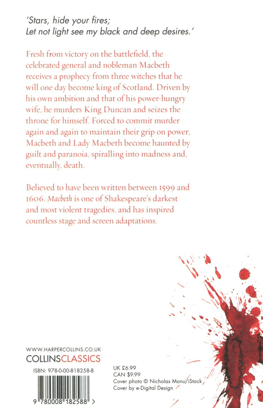 Бумажная книга «Macbeth», автор Уильям Шекспир - фото №1