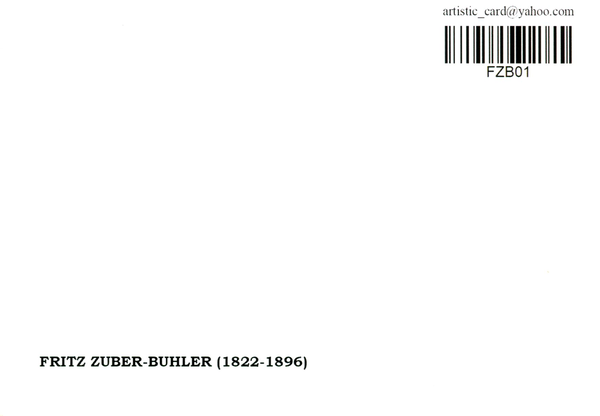 «Открытка Fritz Zuber-Buhler (FZB01)», бренда Artistic Card - фото №1