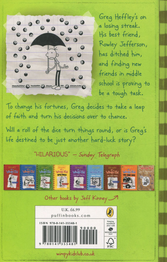 [object Object] «Diary of a Wimpy Kid: Hard Luck (Book 8)», автор Джефф Кинни - фото №2 - миниатюра