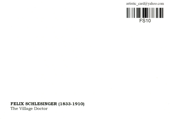  «Открытка Felix Schlesinger - The Village Doctor (FS10)», бренда Artistic Card - фото №1