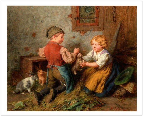  «Открытка Felix Schlesinger - Good Friends (FS08)», бренда Artistic Card - фото №1