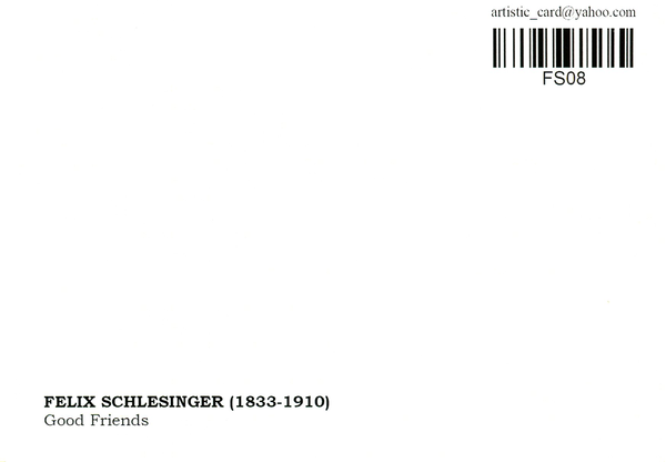  «Открытка Felix Schlesinger - Good Friends (FS08)», бренда Artistic Card - фото №1