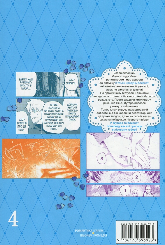 [object Object] «П'ять наречених-близнят. Том 4», автор Неги Харуба - фото №2 - миниатюра
