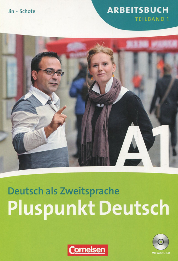 [object Object] «Pluspunkt Deutsch A1. Deutsch als Zweitsprache. Teilband 1. Arbeitsbuch (+ CD)», авторів Фридеріке Джин, Іоахим Шоте - фото №1