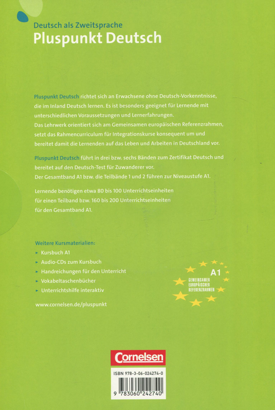 [object Object] «Pluspunkt Deutsch A1. Deutsch als Zweitsprache. Teilband 1. Arbeitsbuch (+ CD)», авторів Фридеріке Джин, Іоахим Шоте - фото №2 - мініатюра