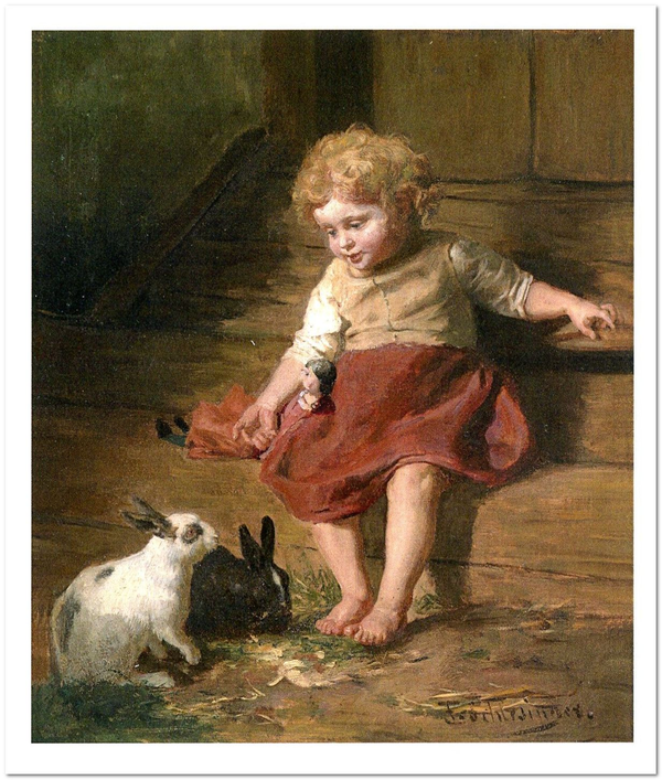 «Открытка Felix Schlesinger - The Doll Mother (FS04)», бренда Artistic Card - фото №1