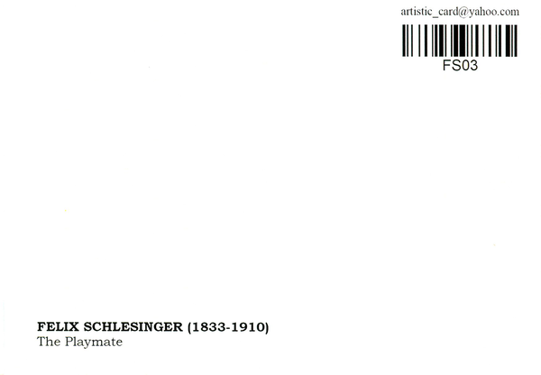 «Открытка Felix Schlesinger - The Playmate (FS03)», бренда Artistic Card - фото №1