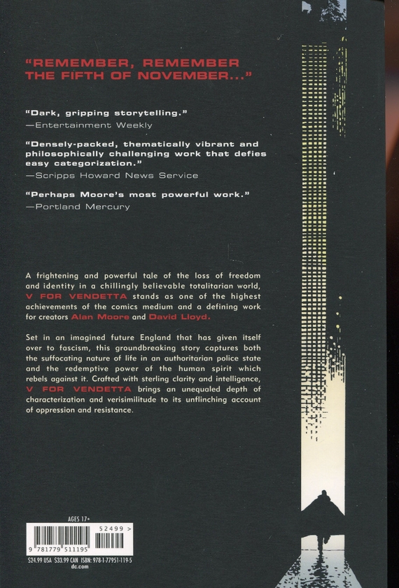 Бумажная книга «V for Vendetta», авторов Алан Мур, Дэвид Ллойд - фото №1