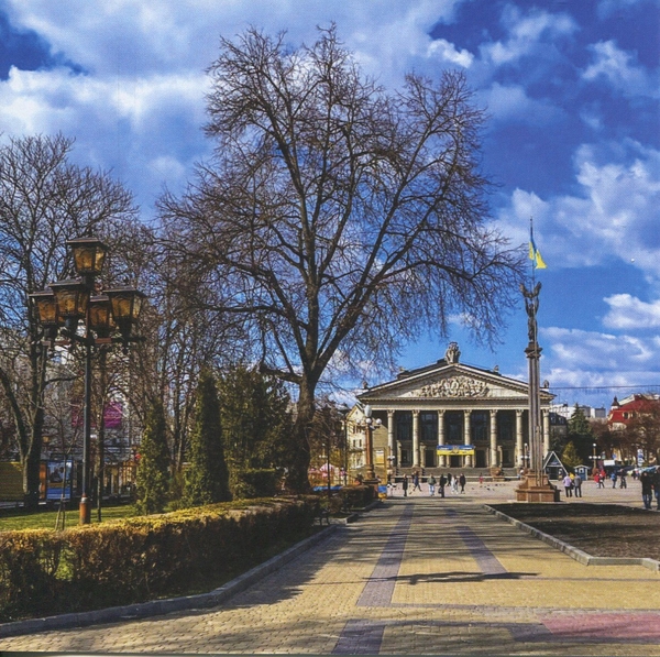 «Листівка "Тернопіль (квадрат)" (C-WIC)», бренда CakeTravel - фото №1