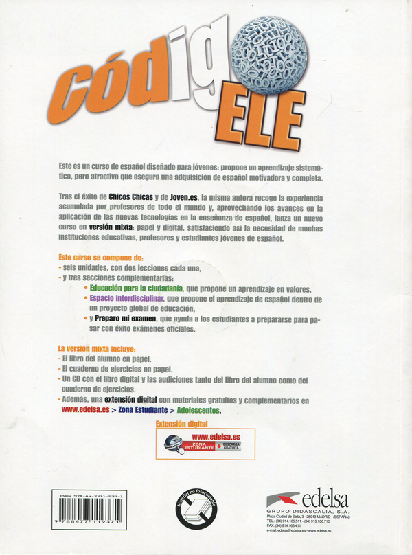 Бумажная книга «Codigo ELE 1 Libro del alumno (+ CD-ROM) », автор Мария-Анджелес Паломино - фото №1