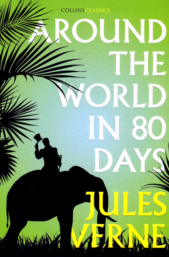 Паперова книга «Around the World in Eighty Days», автор Жуль Верн - фото №1