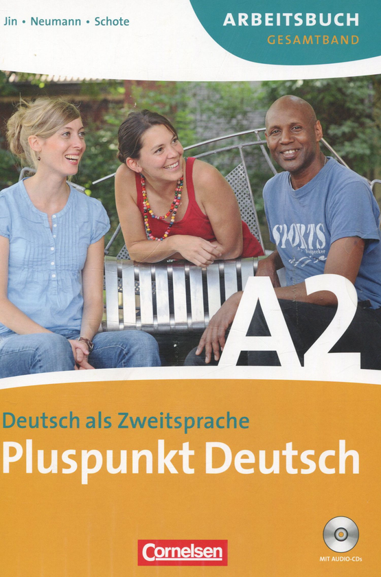[object Object] «Pluspunkt Deutsch A2. Deutsch als Zweitsprache. Arbeitsbuch. Gesamtband (+ CD)», авторів Фридеріке Джин, Іоахим Шоте, Ютта Нейманн - фото №1