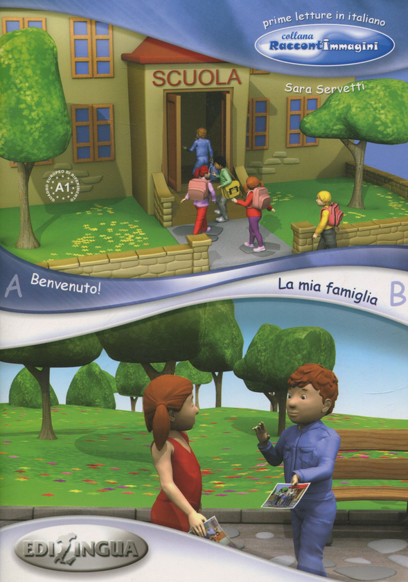 Бумажная книга «Raccontimmagini.  Benvenuto! La mia fagmilia», автор Сара Серветти - фото №1