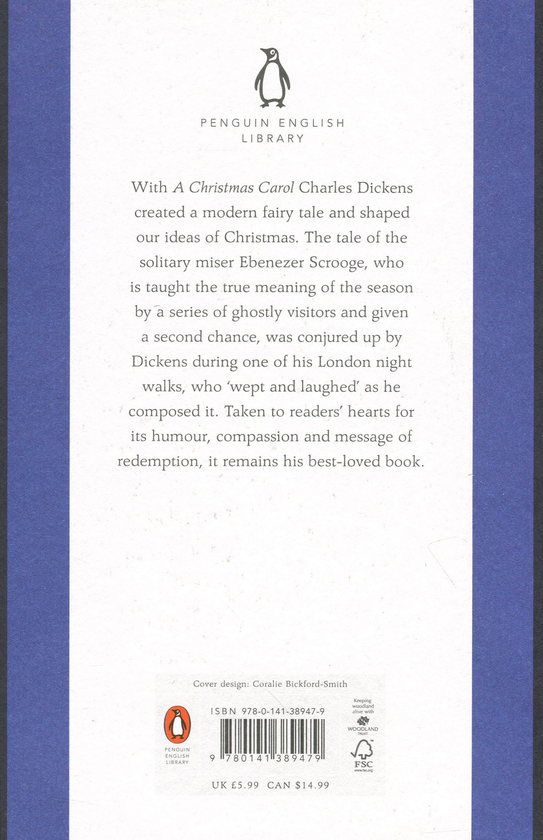 Бумажная книга «A Christmas Carol», автор Чарльз Диккенс - фото №1