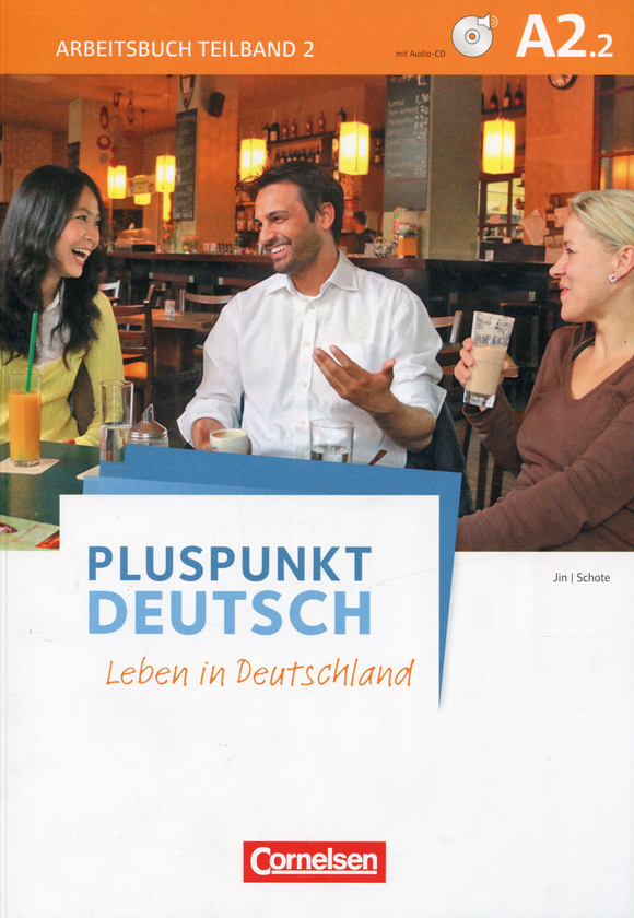 Бумажная книга «Pluspunkt Deutsch. Leben in Deutschland A2.2. Arbeitsbuch ( +CD, Lösungsbeileger)» - фото №1