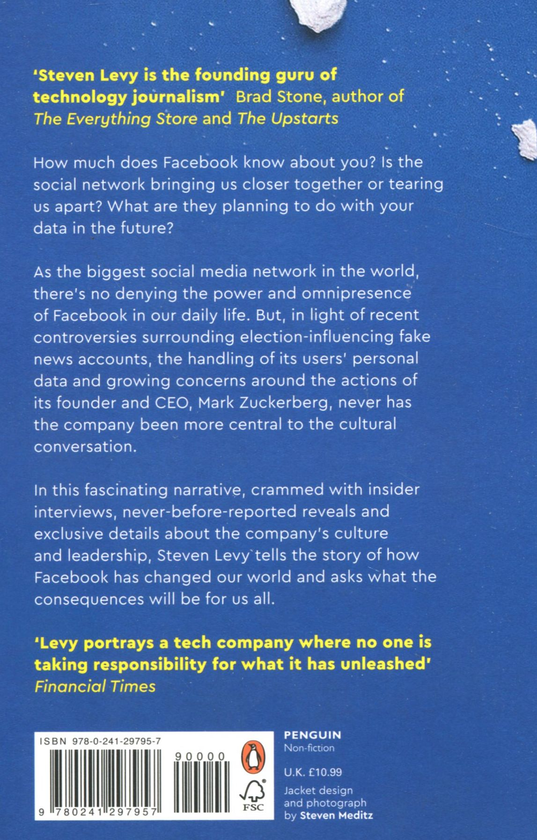 Бумажная книга «Facebook: The Inside Story», автор Стивен Леви - фото №1