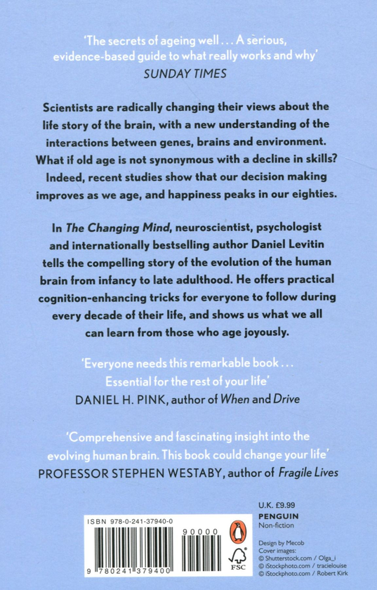 Паперова книга «The Changing Mind. A Neuroscientist's Guide to Ageing Well», автор Данііл Левітін - фото №1