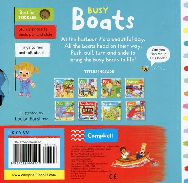 Бумажная книга «Busy Boats» - фото №1