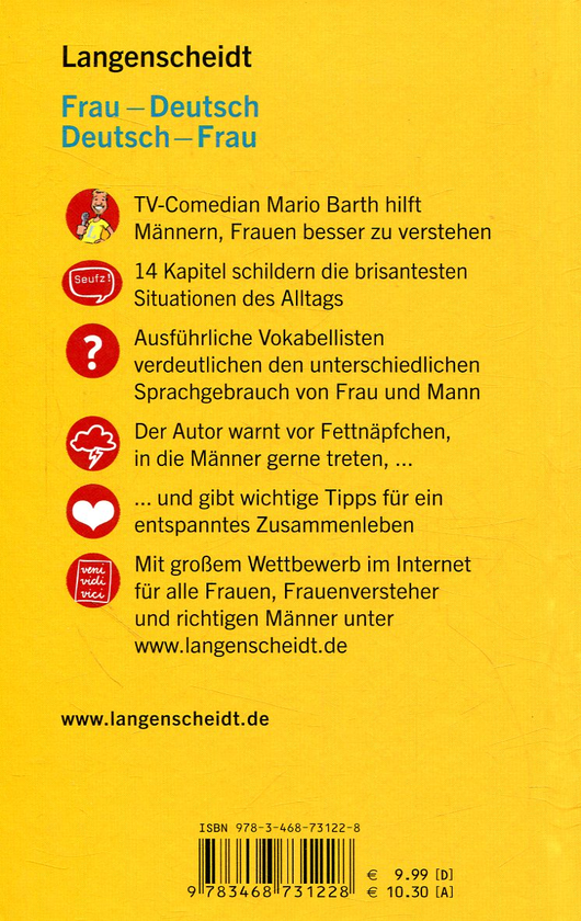 Бумажная книга «Langenscheidt. Frau-Deutsch / Deutsch-Frau» - фото №1