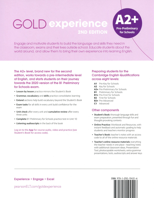[object Object] «Gold Experience A2+. Workbook», авторов Линда Эдвардс, Шейла Дигнен - фото №2 - миниатюра