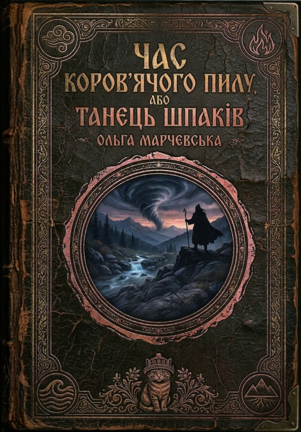 Паперова книга «Час коров'ячого пилу, або Танець шпаків», автор Ольга Марчевська - фото №1