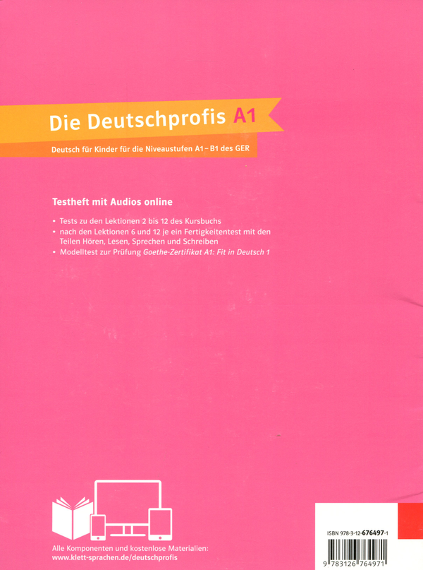 [object Object] «Die Deutschprofis A1. Testheft mit Audios online» - фото №2 - мініатюра