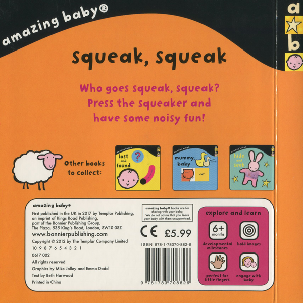[object Object] «Squeak, Squeak. Amazing Baby», автор Бет Харвуд - фото №2 - миниатюра