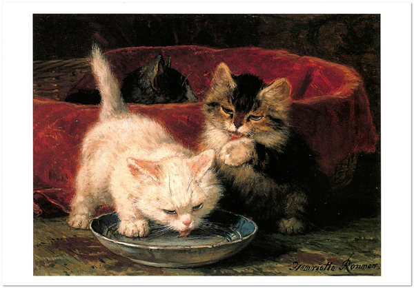 «Открытка Henriette Ronner-Knip (HRK49)», бренда Artistic Card - фото №1