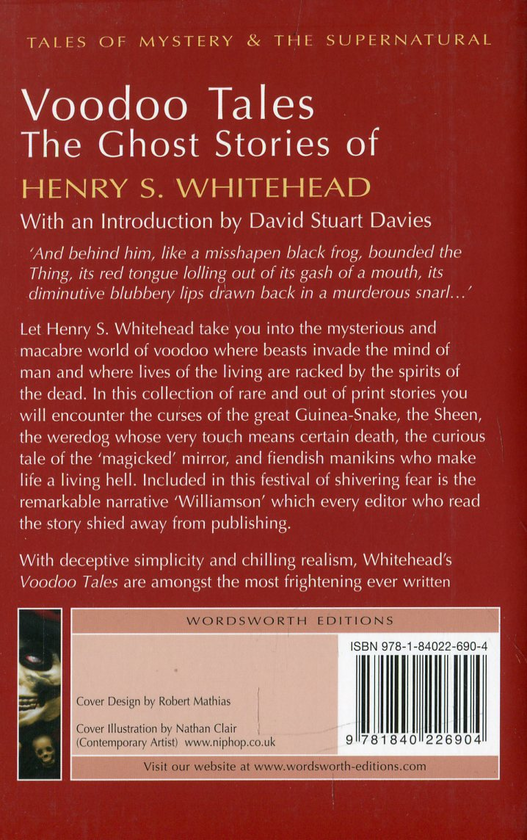 Бумажная книга «Voodoo Tales. The Ghost Stories of Henry S. Whitehead», автор Генри Уайтхед - фото №1