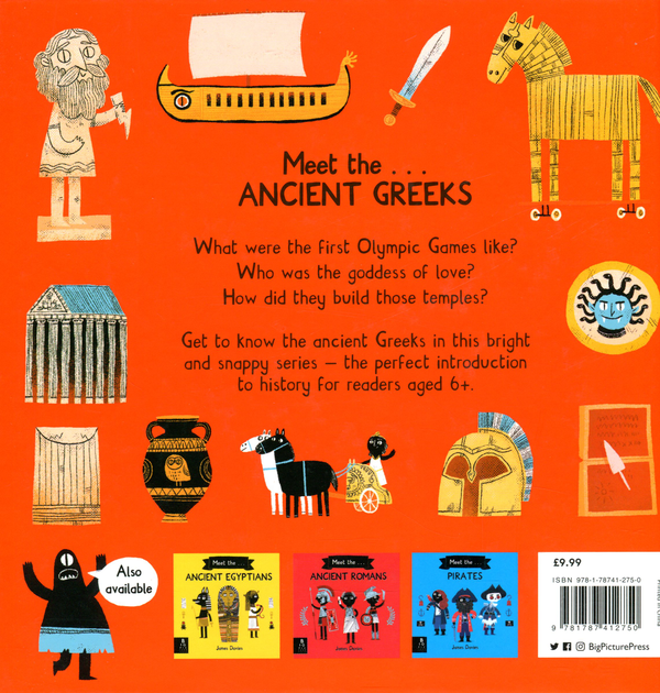Бумажная книга «Meet the... Ancient Greeks», автор Джеймс Дэйвис - фото №1