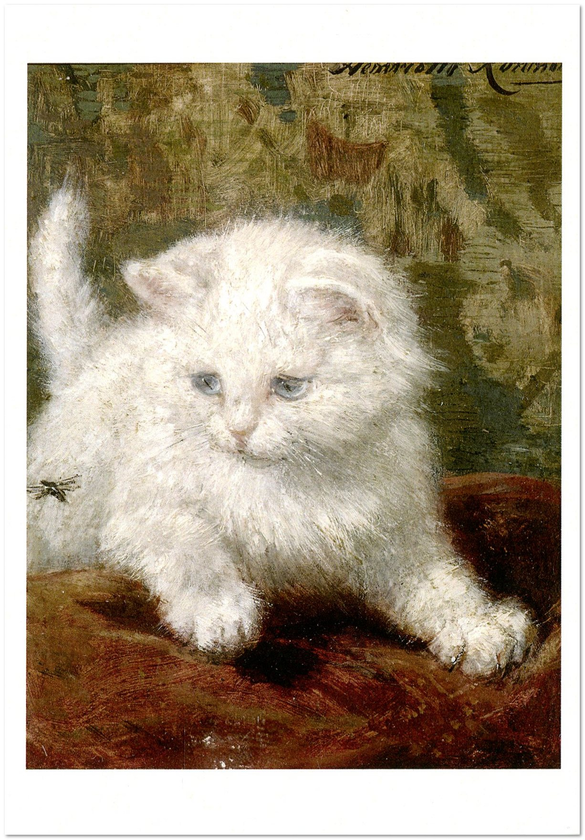 «Открытка Henriette Ronner-Knip — Curiosity (HRK44)», бренда Artistic Card - фото №1
