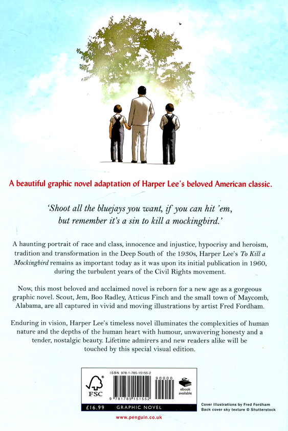 Бумажная книга «To Kill a Mockingbird», авторов Харпер Ли, Фред Фордхэм - фото №1