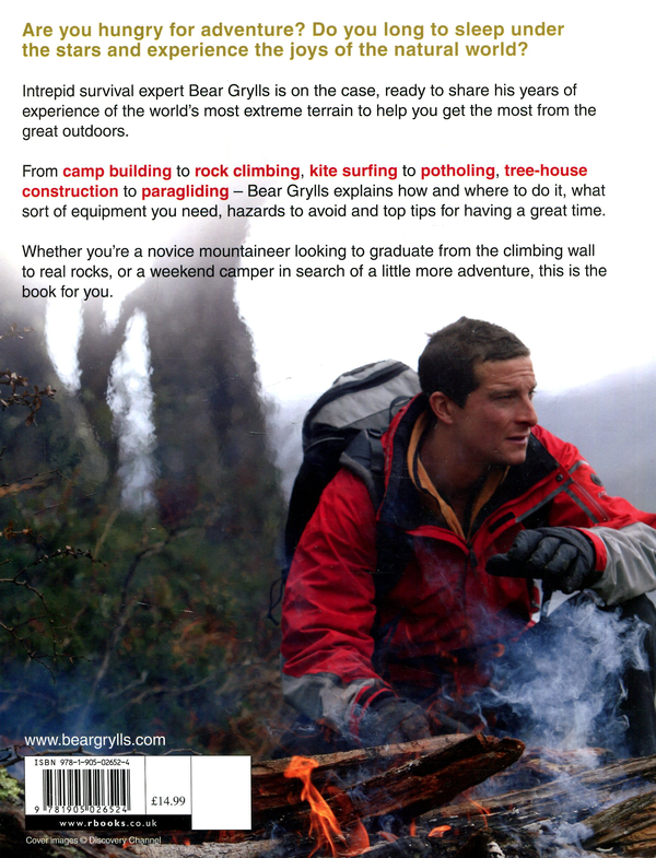 Паперова книга «Great Outdoor Adventures», автор Беар Ґріллз - фото №1