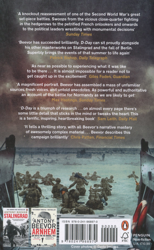 Бумажная книга «D-Day. The Battle for Normandy», автор Энтони Бивор - фото №1
