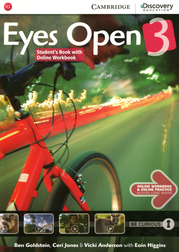 [object Object] «Eyes Open Level 3. Student's Book with Online Workbook and Online Practice», авторів Кері Джонс, Вікі Андерсон, Бен Гольдштейн - фото №1