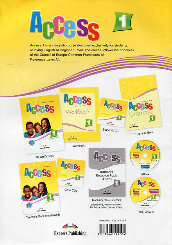 Бумажная книга «Access 1 Student's Book (+ CD-ROM)», авторов Вирджиния Эванс, Дженни Дули - фото №1