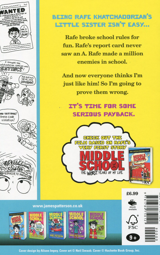 Паперова книга «Middle School. My Brother is a Big, Fat Liar», автор Джеймс Паттерсон - фото №1
