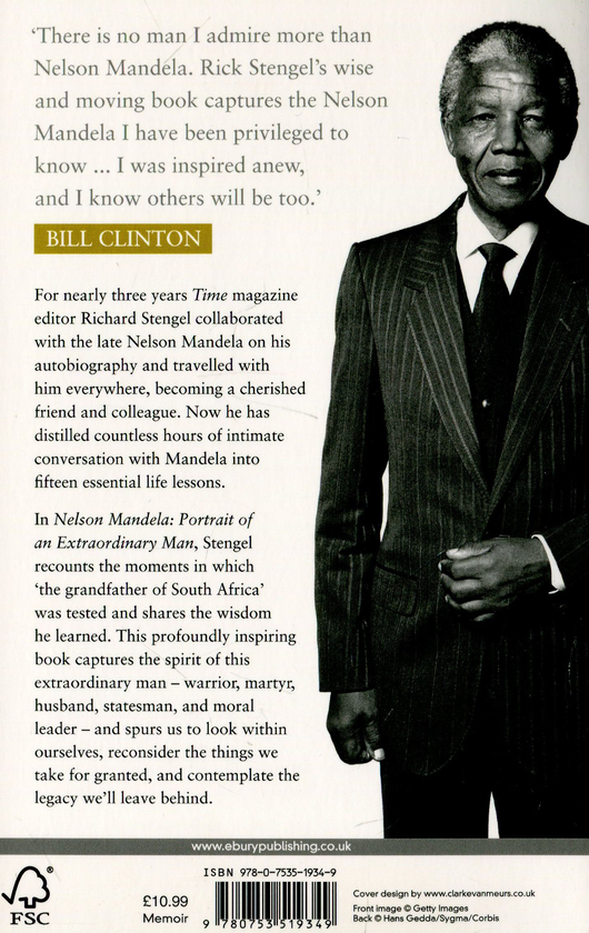 Паперова книга «Nelson Mandela: Portrait of an Extraordinary Man», автор Річард Стенгель - фото №1