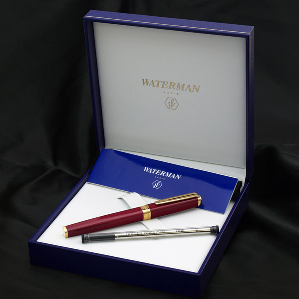  «Перьевая ручка Waterman Exception Slim Red GT (11 031)», бренда Waterman - фото №1