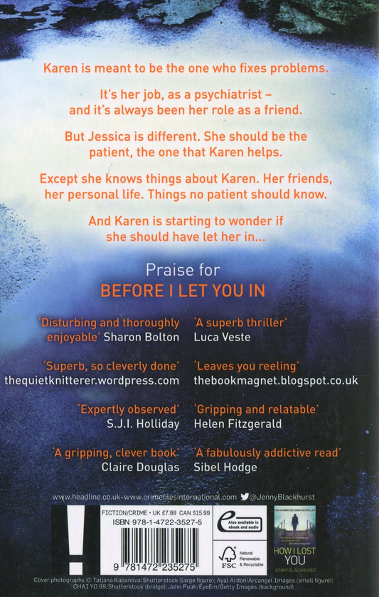 Бумажная книга «Before I Let You In», автор Дженни Блэкхёрст - фото №1