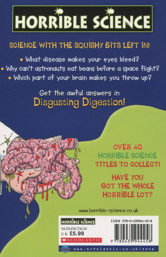Бумажная книга «Disgusting Digestion», автор Ник Арнольд - фото №1