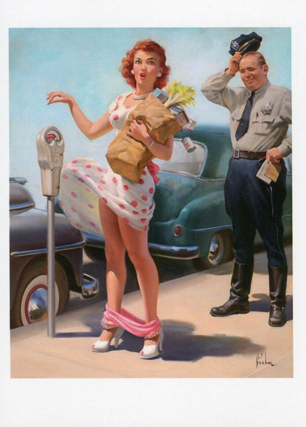 «Открытка Art Frahm — No Time To Lose, 1951 (AF02)», бренда Artistic Card - фото №1